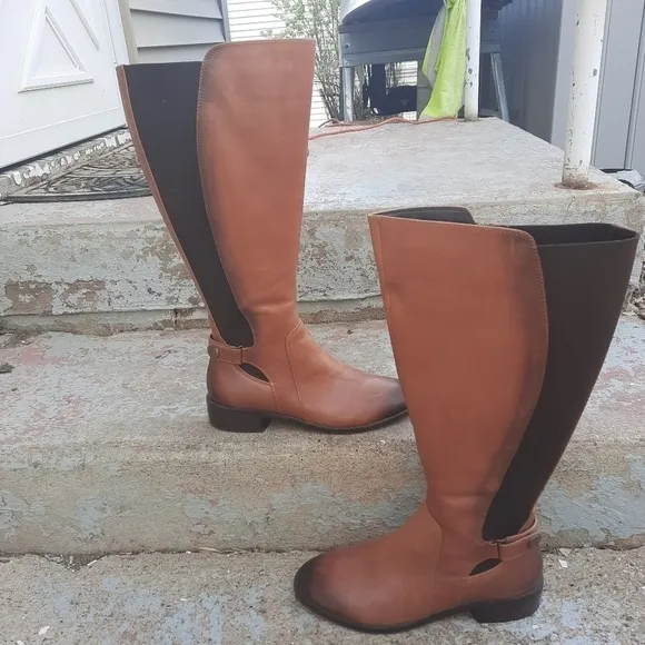 Salvia tall leather riding boots size 40 10