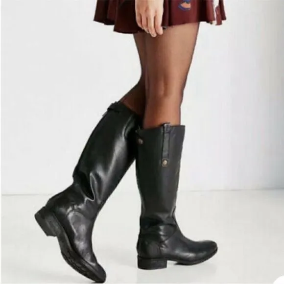 Sam Edelman black Penny 2 tall riding boots