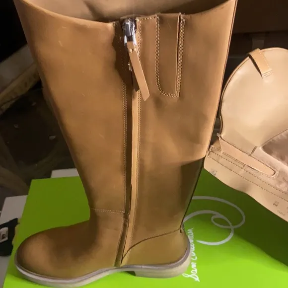 Sam Edelman Cashew leather knee boots