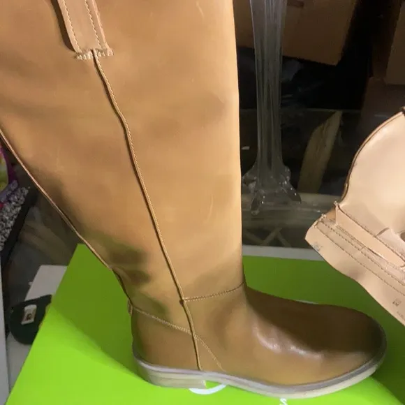 Sam Edelman Cashew leather knee boots
