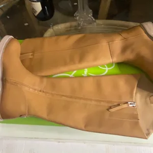 Sam Edelman Cashew leather knee boots