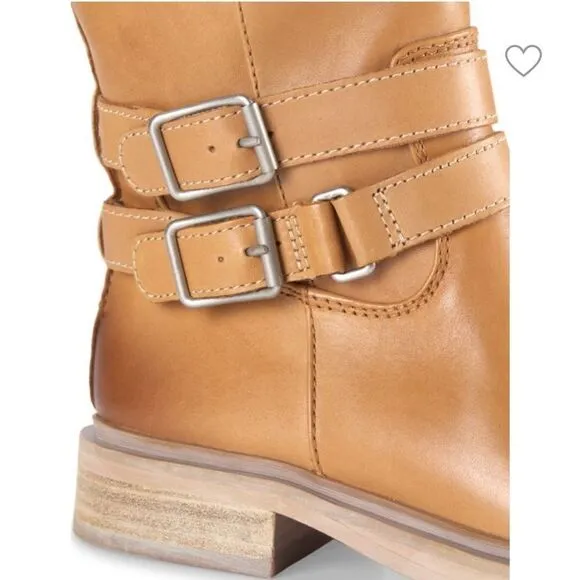 Sam Edelman Freda Knee High Boots in Cashew, Size 8.5, NWOB