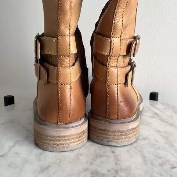 Sam Edelman Freda Knee High Boots in Cashew, Size 8.5, NWOB