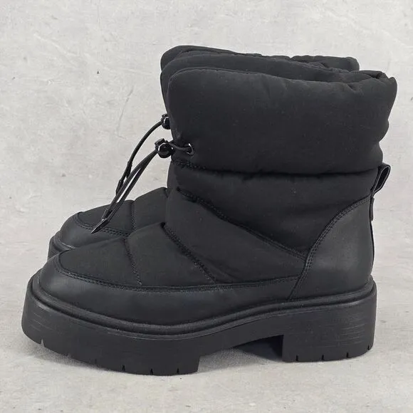 Sam Edelman‎ Lakyn Puffer Boots Black Women's 7.5 M
