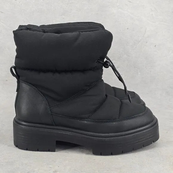 Sam Edelman‎ Lakyn Puffer Boots Black Women's 7.5 M
