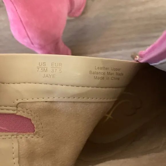 Sam Edelman Pink Jaye Ankle Boots Size 7.5 NEW