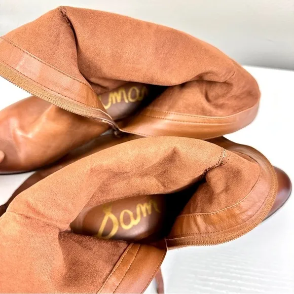 Sam Edelman Priscilla Tall Boots in Cognac Size 7W