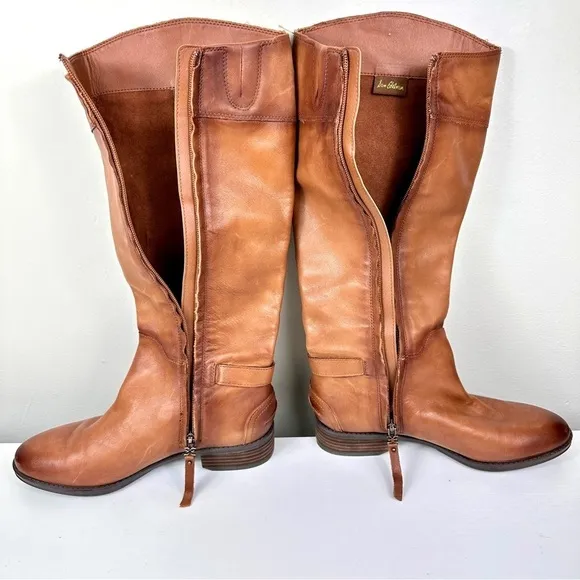 Sam Edelman Priscilla Tall Boots in Cognac Size 7W