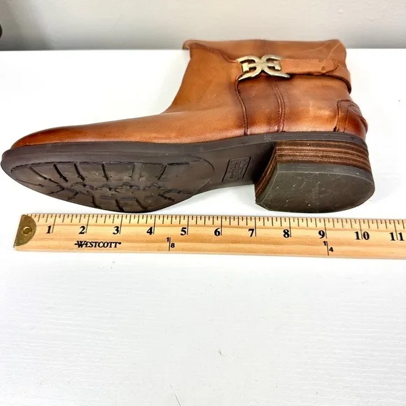 Sam Edelman Priscilla Tall Boots in Cognac Size 7W
