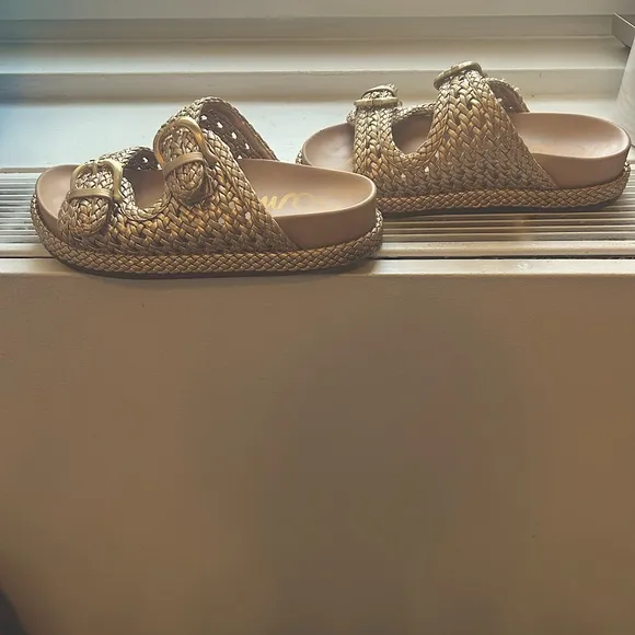 Sam Edelman Reid gold quartz sandals