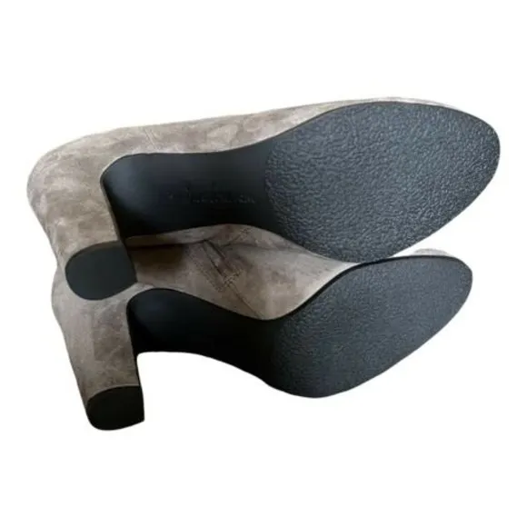 Sam Edelman Sianna Boots Womens Size 10 M Flint Grey Suede Ankle Heels