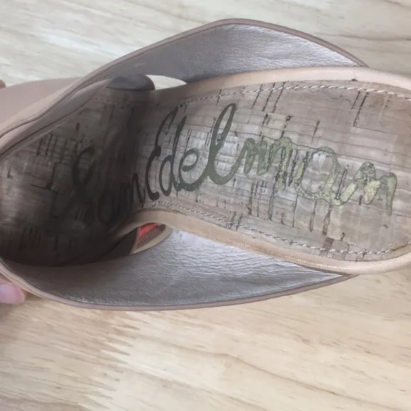Sam Edelman Tan and Floral Jorgia Slip-on Platform