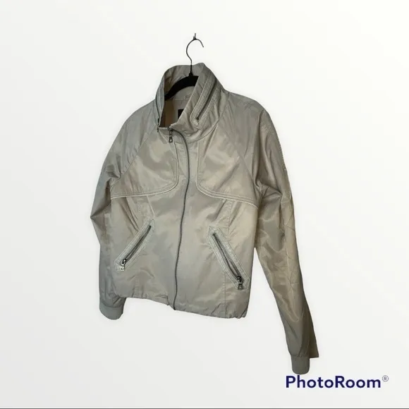 SAM EDELMAN x REVOLVE Tan Khaki Bomber Jacket, Size Medium