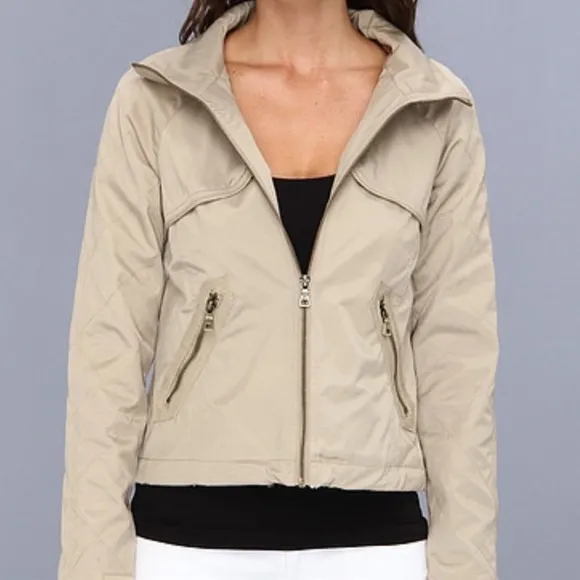 SAM EDELMAN x REVOLVE Tan Khaki Bomber Jacket, Size Medium