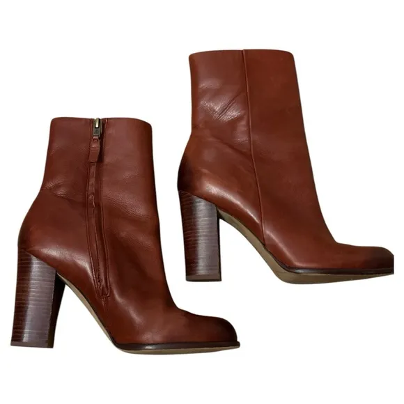 Sam Eldelman size 10, Reyes leather boots Rusty Red