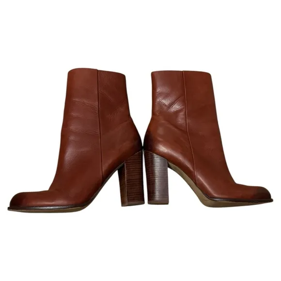 Sam Eldelman size 10, Reyes leather boots Rusty Red