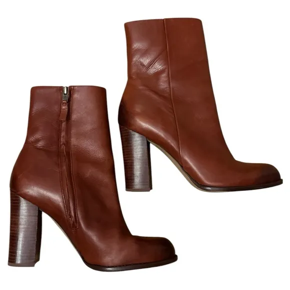 Sam Eldelman size 10, Reyes leather boots Rusty Red