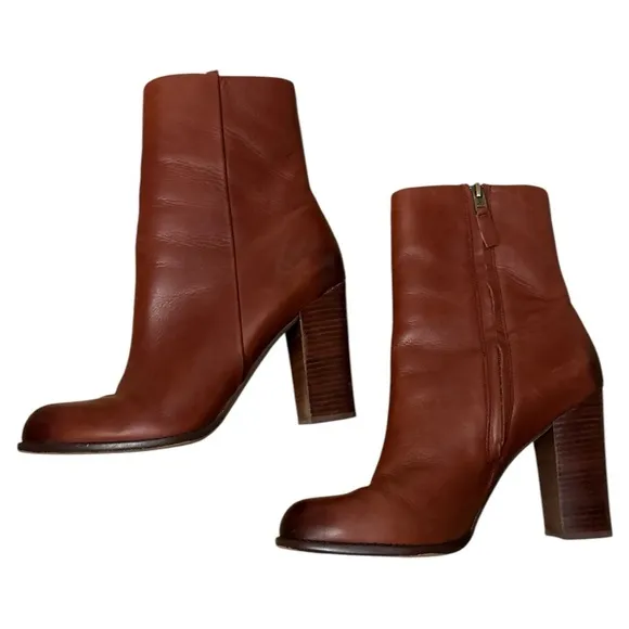 Sam Eldelman size 10, Reyes leather boots Rusty Red