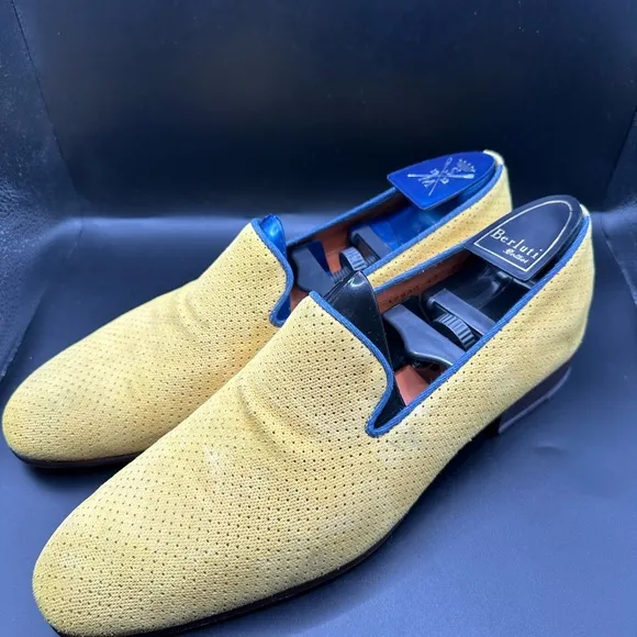Santoni Tan Venetian Loafers