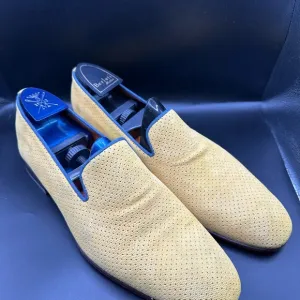 Santoni Tan Venetian Loafers