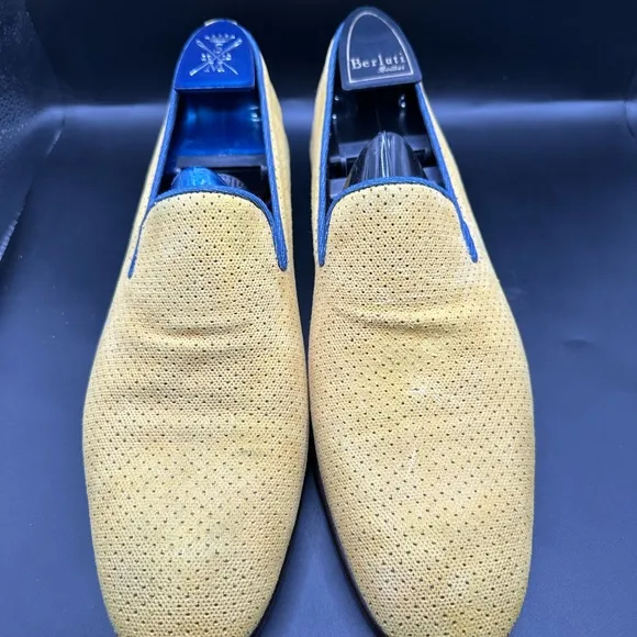 Santoni Tan Venetian Loafers