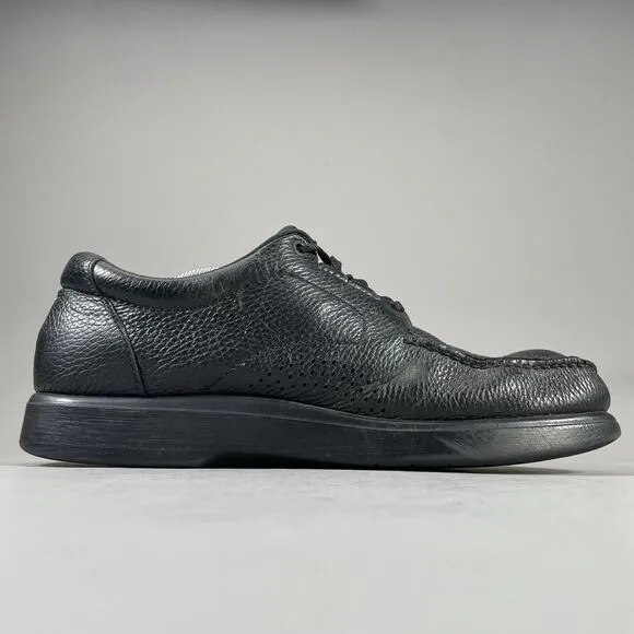 SAS Bout Time Men’s Size 12.5 M Black Leather Oxford Dress Shoes Comfort EUC