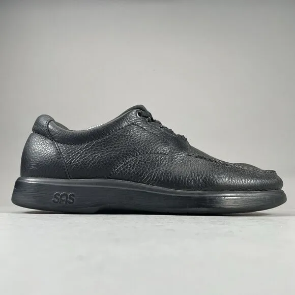 SAS Bout Time Men’s Size 12.5 M Black Leather Oxford Dress Shoes Comfort EUC