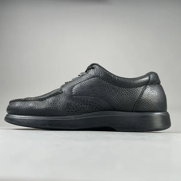 SAS Bout Time Men’s Size 12.5 M Black Leather Oxford Dress Shoes Comfort EUC