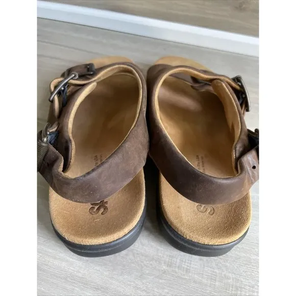SAS -Bravo - Grizzly Brown Nubuck Leather - Men’s Sandals Size‎ 11.5 Medium