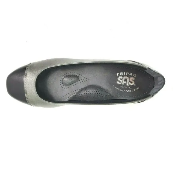 SAS Coco Comfort Ballet Flat Shoes Black 6 W