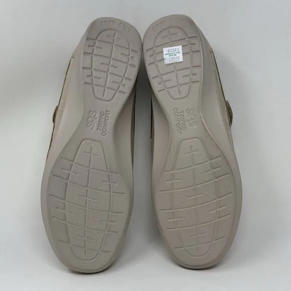 SAS Roamer Shoes Womens 7 M Tan Brown Leather Mary Jane Strap Comfort