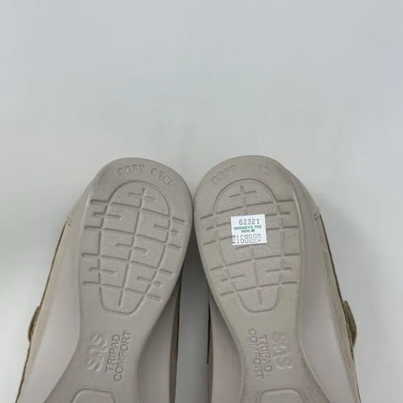 SAS Roamer Shoes Womens 7 M Tan Brown Leather Mary Jane Strap Comfort