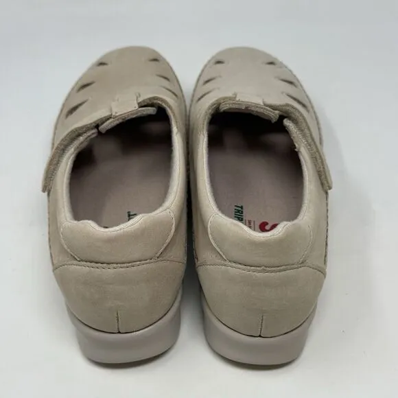 SAS Roamer Shoes Womens 7 M Tan Brown Leather Mary Jane Strap Comfort