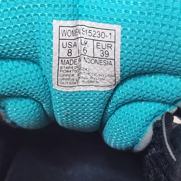 SAUCONY Grid Ramble TR3 Blk/Gry/Teal Womens Comfort Shoes Size 8