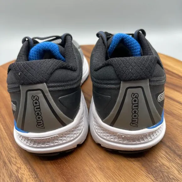 Saucony Guide 10 Shoes Mens Size 8 Gray Blue Running Comfort Sneakers S20351-1