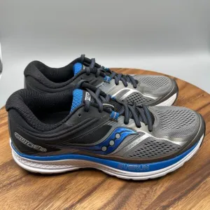 Saucony Guide 10 Shoes Mens Size 8 Gray Blue Running Comfort Sneakers S20351-1