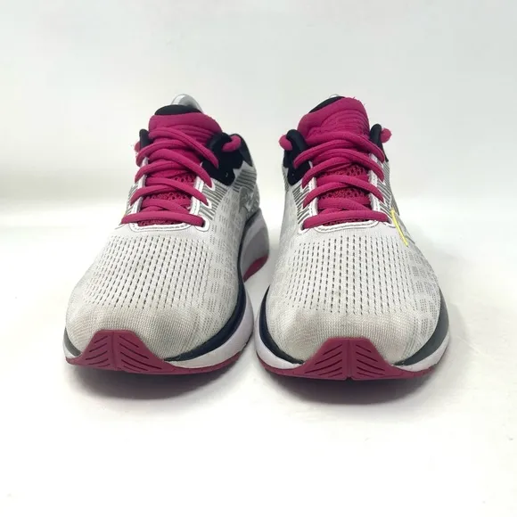 Saucony Guide 14 Athletic Sneaker Wide Grey Silver Pink Womens 8