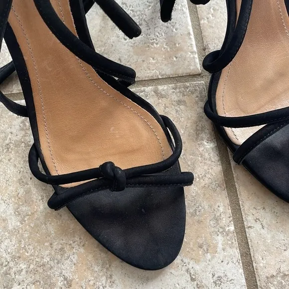 SCHUTZ Nadira Sandals Black Suede