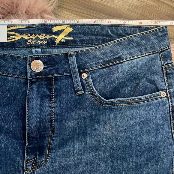 Seven 7 jeans straight crop size 10