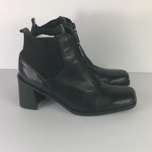 Shape by Ecco Zip Down Ankle Boots