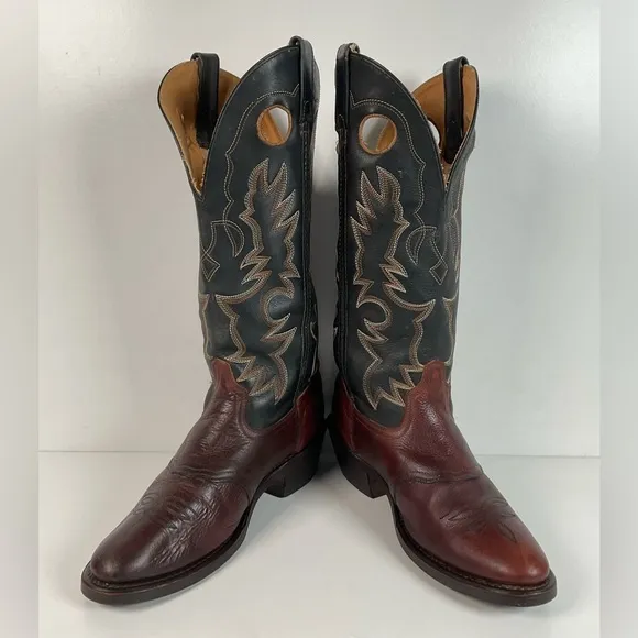 Shepler’s Tall Buckaroo Cowboy Boots 9 D Oil Resistant Work Sole