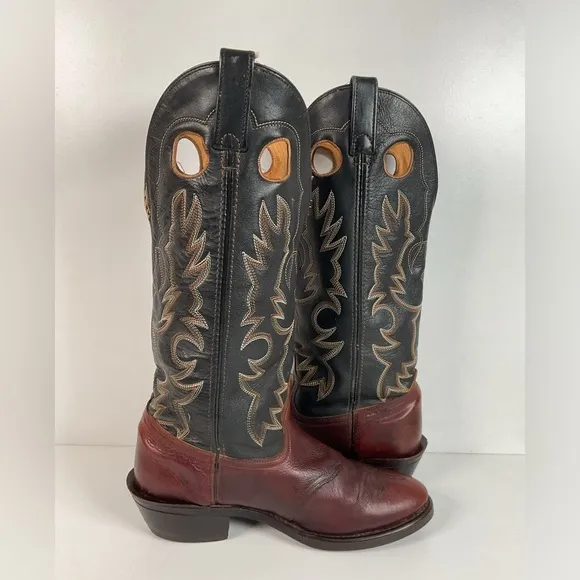 Shepler’s Tall Buckaroo Cowboy Boots 9 D Oil Resistant Work Sole