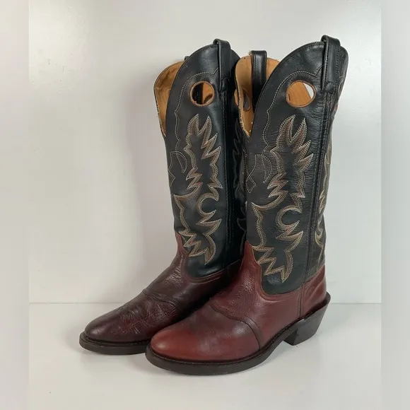 Shepler’s Tall Buckaroo Cowboy Boots 9 D Oil Resistant Work Sole