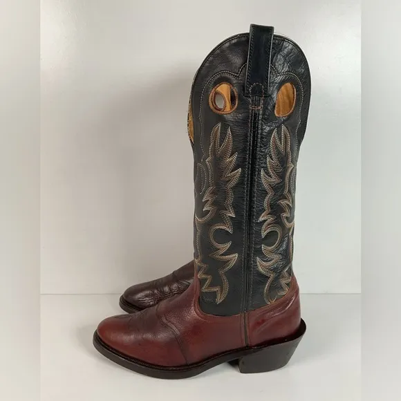 Shepler’s Tall Buckaroo Cowboy Boots 9 D Oil Resistant Work Sole