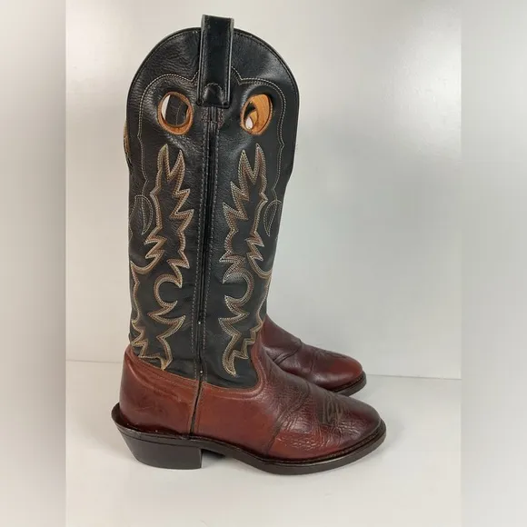 Shepler’s Tall Buckaroo Cowboy Boots 9 D Oil Resistant Work Sole