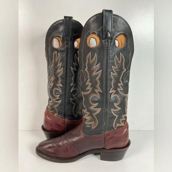 Shepler’s Tall Buckaroo Cowboy Boots 9 D Oil Resistant Work Sole