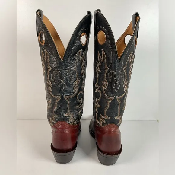 Shepler’s Tall Buckaroo Cowboy Boots 9 D Oil Resistant Work Sole