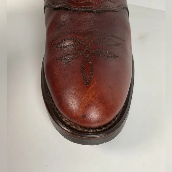 Shepler’s Tall Buckaroo Cowboy Boots 9 D Oil Resistant Work Sole