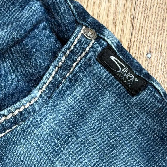 Silver Jeans Suki Slim Bootcut Jeans SZ 20 L33 Mid Rise Stretch Faded Wash
