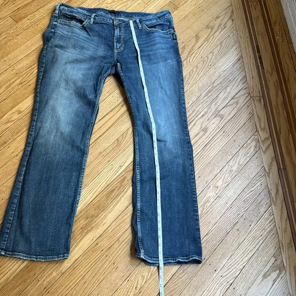 Silver Jeans Suki Slim Bootcut Jeans SZ 20 L33 Mid Rise Stretch Faded Wash